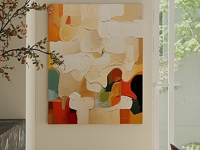 奶油风挂画