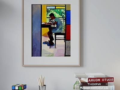 现代简约挂画 挂画 挂画类 挂画款 挂画 挂画组合