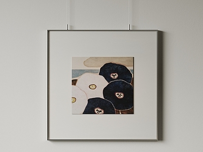 极简抽象画 现代极简挂画 抽象装饰画 高端艺术挂画 侘寂中古风画 意式肌理油画
