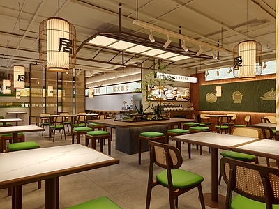 新中式中餐厅 新中式餐厅