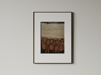 侘寂抽象挂画 现代极简挂画 高端艺术挂画 侘寂中古风画 意式肌理油画 黑白装饰画