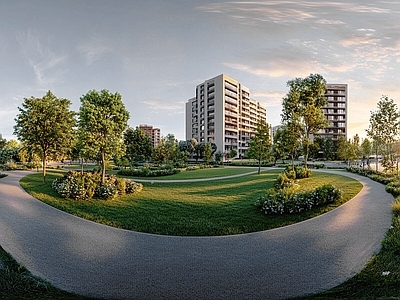 现代小区HDR