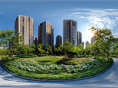 现代小区HDR