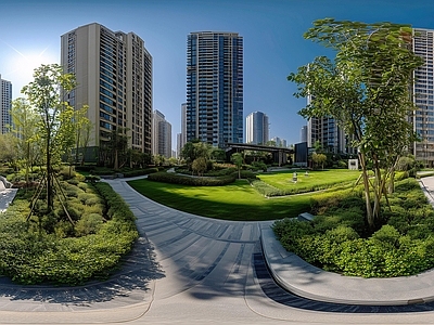 现代小区HDR