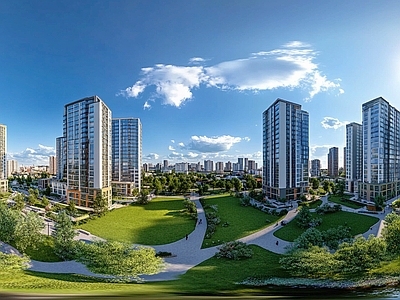现代小区HDR