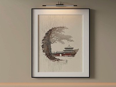 新中式儿童挂画 新中式艺术挂画