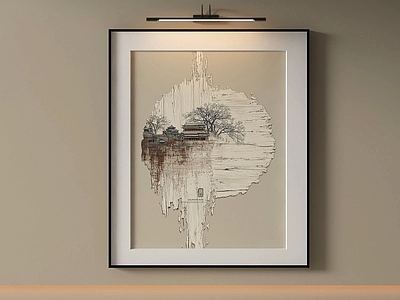 新中式儿童挂画 新中式艺术挂画