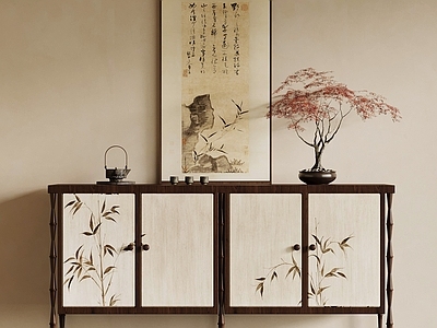 新中式玄关柜