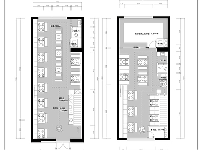 中餐厅 餐饮空间平面图 火锅店平面布置图 中餐厅平面图 烧烤店串串店平面
