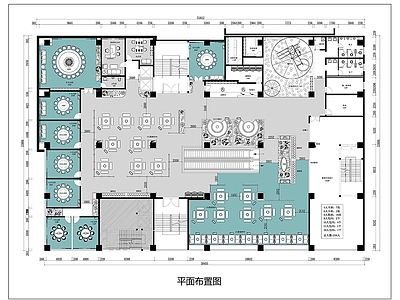 火锅店 火锅店平面布置图 餐饮空间平面图 中餐厅平面图 烧烤店串串店平面