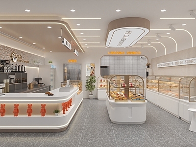 奶油风甜品面包店