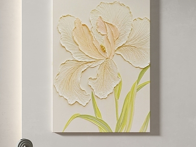 奶油风落地画 奶油风简约挂画