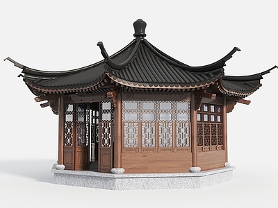 中式古建古建 中式亭子 古建亭子 景观亭 苏州园林亭 苏式亭
