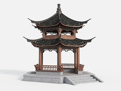 中式古建景观亭 中式亭子 古建亭子 景观亭 苏州园林亭 苏式亭