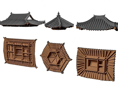 中式古建屋檐 屋顶 屋檐