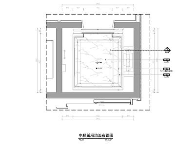楼梯节点 电梯轿厢节点图