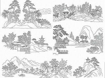景观雕塑图库