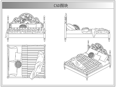 床 中古双人床具