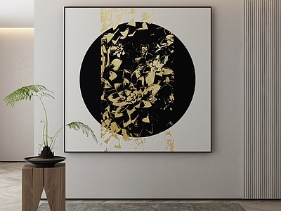 轻奢黑白挂画