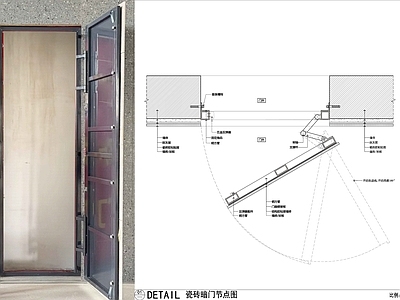隐形门节点 成品瓷砖暗门节点 瓷砖检修门 分水器检修门 预感检修门 管井检修门