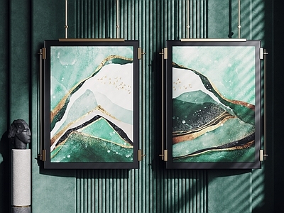 轻奢抽象挂画 现代装饰挂画 抽象挂画