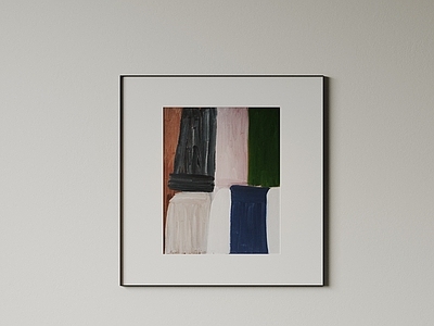 极简抽象挂画 现代极简挂画 高端艺术挂画 侘寂中古风画 意式肌理油画 儿童装饰画