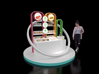 现代食品展台
