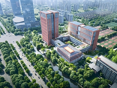 学校建筑 高等院校实训楼