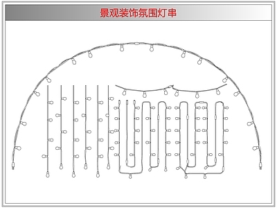 综合软装摆件图库 景观装饰氛围灯串