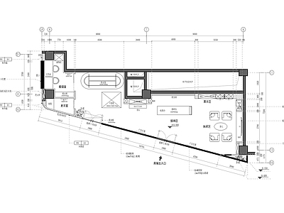 其他商业空间 干洗店施工图