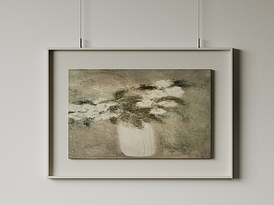 侘寂抽象挂画 现代极简挂画 高端艺术挂画 侘寂中古风画 意式肌理油画 黑白装饰画