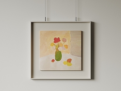 极简儿童挂画 现代极简挂画 抽象装饰画 高端艺术挂画 侘寂中古风画 意式肌理油画