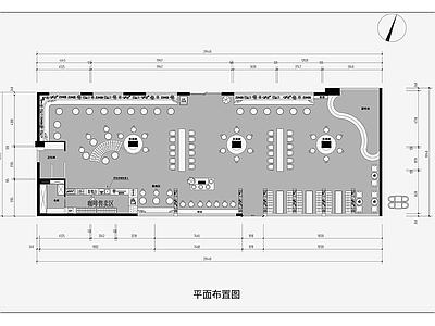 咖啡厅 咖啡厅平面图 奶茶甜品店平面图 茶饮店平面图 咖啡馆空间设计