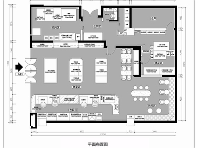 咖啡厅 咖啡厅平面图 奶茶甜品店平面图 茶饮店平面图 咖啡馆空间设计