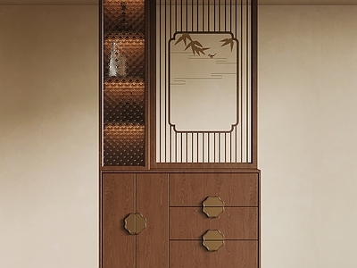 新中式鞋柜