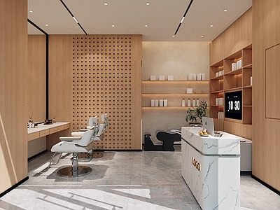 原木风美发店