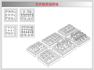 综合植物图库 农作物菜园菜地