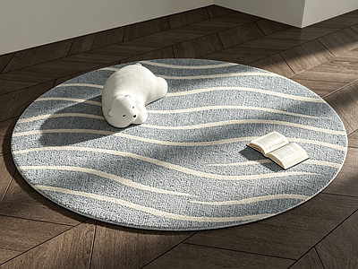 现代简约圆形地毯 现代轻奢圆形地毯
