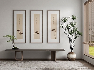 新中式山水画 新中式茶室挂画