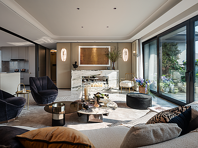 别墅 合肥咏溪云庐 上叠样板房施工图