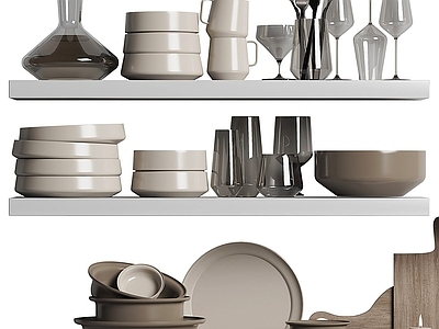奶油风厨房用品