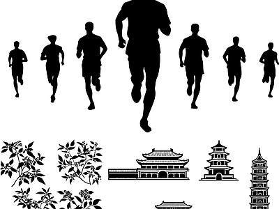 其他图库 花纹 纹理 线稿 贴图 中式
