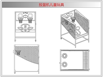 儿童器材 投篮机儿童玩具