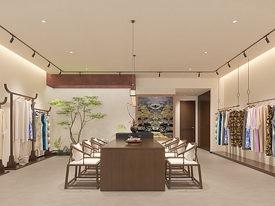 新中式服装店