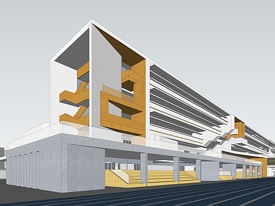 现代主义学校建筑 学校 小学 中学 教育