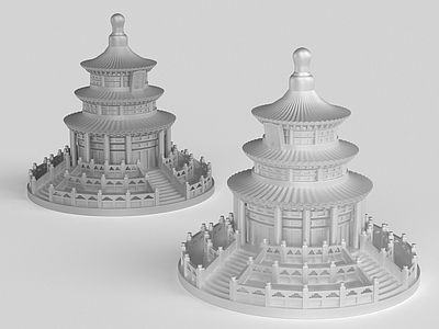 中式古建雕塑摆件 宝塔