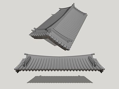 中式古建屋檐 古代屋顶屋檐 古建筑屋顶 民俗商业建筑