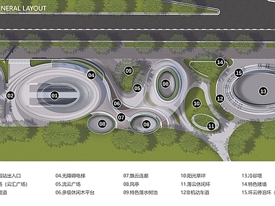 现代主义交通枢纽景观 交通景观 地铁站景观 交通枢纽