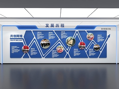 艺术展厅 文化墙 科技展厅