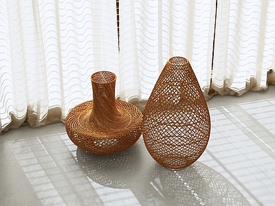 日式花瓶 花瓶 瓶器 装饰瓶 插花瓶 摆瓶